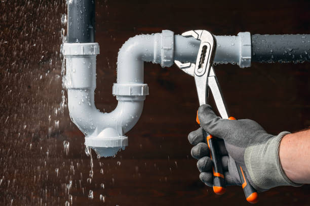 Professional Sewer Line Repair technician working in Blairs, VA